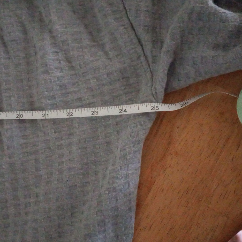 George Light Gray Waffle Knit Lounge Robe - Picture 4 of 5